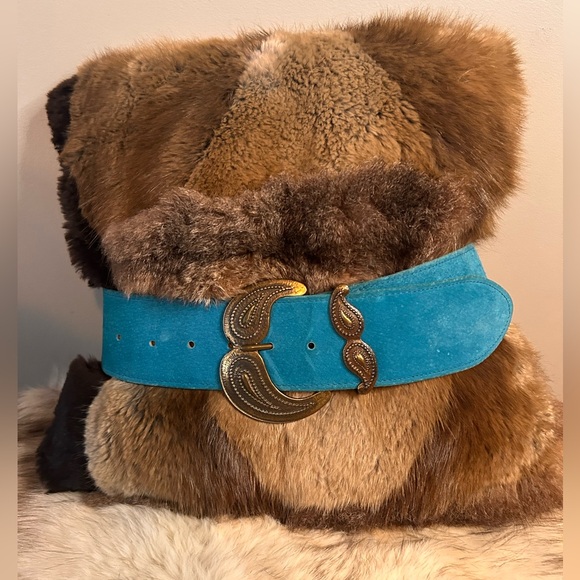 Vintage Jaeger leather belt - Picture 2 of 14